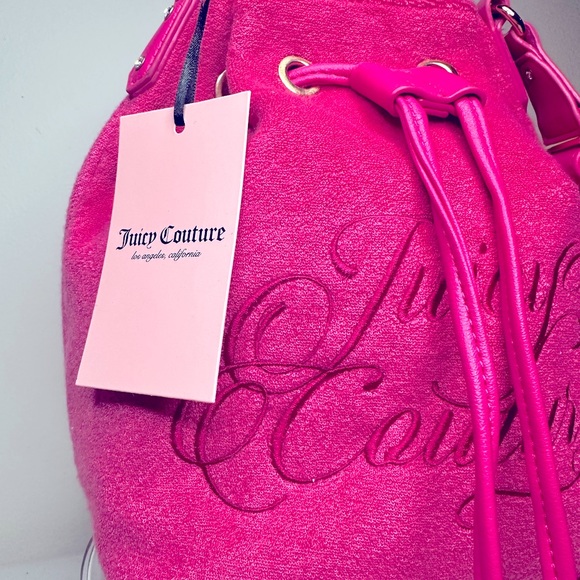 Juicy Couture Pink Flash Purse ~ Juicy Beach Couture crossbody bag - Picture 2 of 6
